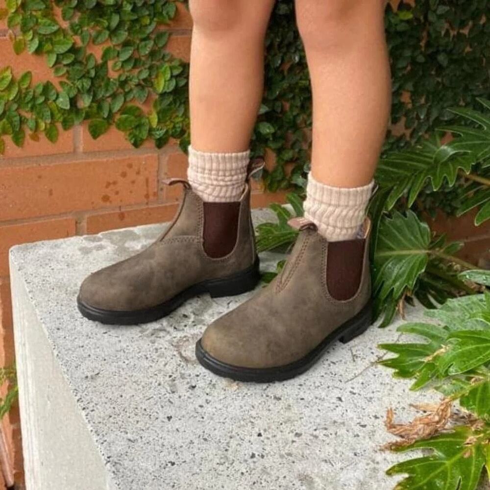 Blundstone Kids Chelsea Boots in Brown